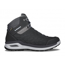 Lowa Everyday Travel Shoes Locarno QC GTX (waterproof) anthracite gray/ice blue Women